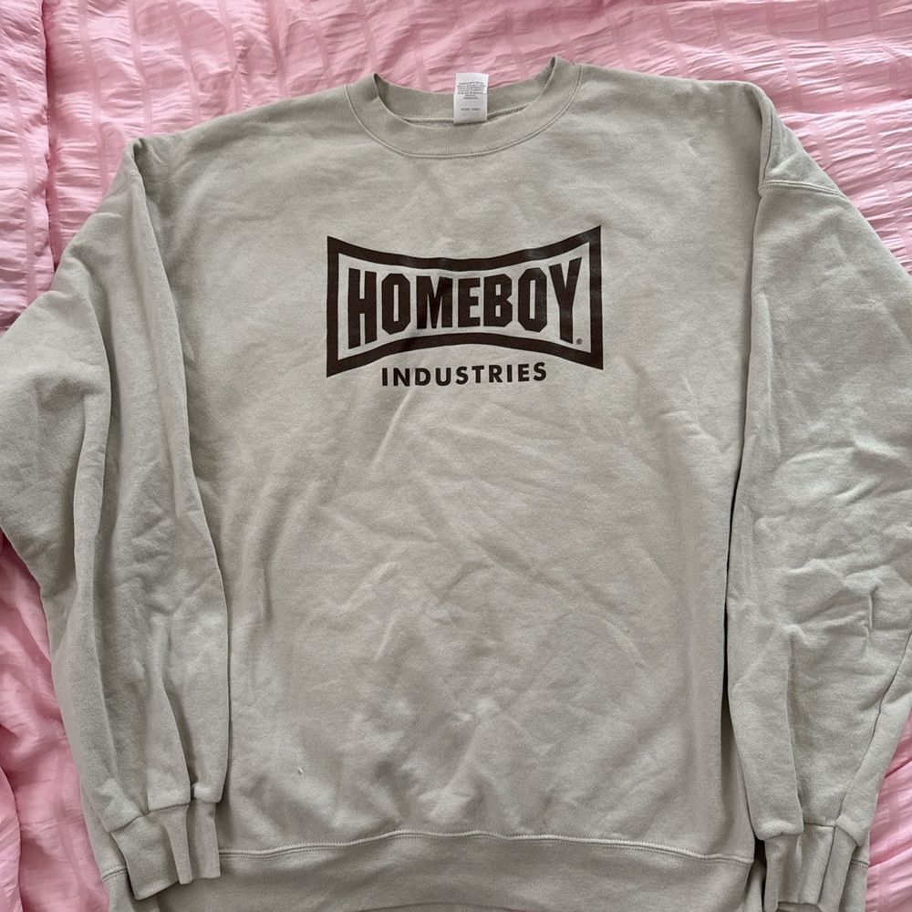Hanes Light Gray Homeboy Industries Sweatshirt